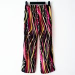 شلوار ساتن راه راه قرمز سایز 32 تا 62