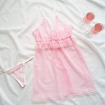 لباس خواب پشت باز صورتی سایز 32 تا 62