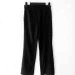 شلوار دخترانه راسته کلاسیک کرپ نخ 12 تا 17 سال شلوار راسته مشکی کرپ نخ کلاسیک سایز 32 تا 62