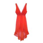 لباس خواب پشت بلند قرمز رمانتیک 32 تا 62