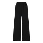 شلوار کرپ نخ مشکی کمرکش سایز 32 تا 62