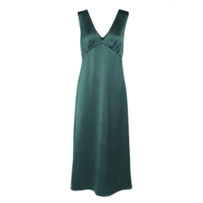 لباس خواب ساتن کاپدار سبز کله غازی سایز 32 تا 62