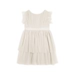 پیراهن مجلسی کودک توری خالدار 2 تا 11 سال