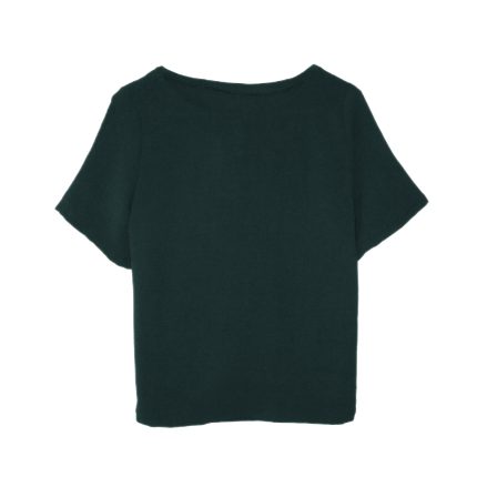 تیشرت آستین کوتاه سبز کله غازی نخی ابروبادی سایز 32 تا 62