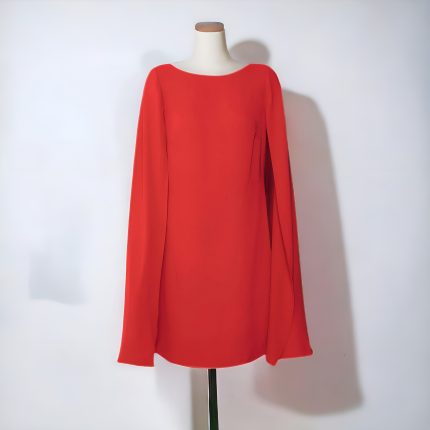 پیراهن شنلی مجلسی کوتاه قرمز سایز 32 تا 62 رویداسما