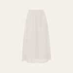 دامن چاکدار کاورآپ مایو ساحلی حریر سفید سایز 32 تا 62 (رنگبندی موجود) رویداسما