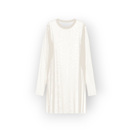 پیراهن کاورآپ مایو توری کوتاه آستین بلند سفید سایز 32 تا 62 (رنگبندی موجود)