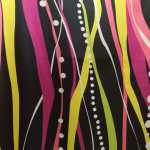 تاپ یقه هفت ساتن راه راه قرمز سایز 32 تا 62