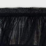 دامن کاورآپ توری مشکی گره ای سایز 32 تا 62 رویداسما roydasma