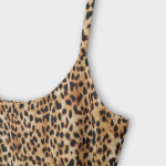 پیراهن اسلپ پلنگی بندی کرپ نخ سایز 32 تا 62 رویداسما roydasma