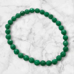 دستبند مهره کشی سبز دست ساز