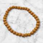 دستبند مهره کشی چوبی کرم دست ساز