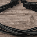 دستبند چرم بندی قابل تنظیم دست ساز