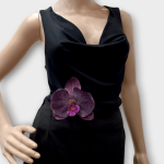 چوکر بندی گل ارکیده بنفش