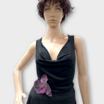 چوکر بندی گل ارکیده بنفش