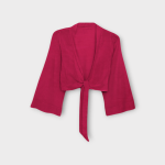 کت کراپ سرخابی کرپ سایز 32 تا 62 (رنگبندی موجود) رویداسما roydasma