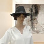 کلاه فدورا (شاپو) با بند چرم مشکی (رنگبندی موجود)