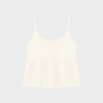 تاپ بندی چین دار ساتن سفید یقه گرد سایز 32 تا 62 (رنگبندی موجود) رویداسما roydasma سایز بزرگ موجود