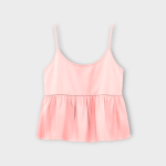 تاپ بندی چین دار ساتن صورتی یقه گرد سایز 32 تا 62 (رنگبندی موجود) رویداسما roydasma سایز بزرگ موجود