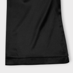 ربدوشامبر ساتن مشکی بلند کلاسیک سایز 32 تا 62 (رنگبندی موجود) رویداسما roydasma