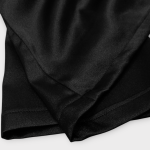 ربدوشامبر ساتن مشکی بلند کلاسیک سایز 32 تا 62 (رنگبندی موجود) رویداسما roydasma