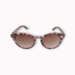 عینک آفتابی گلدار صورتی گرد زنانه
