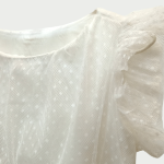 پیراهن مجلسی کودک توری خالدار 2 تا 11 سال (رنگبندی موجود) رویداسما roydasma