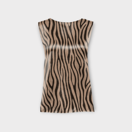 تاپ آستین حلقه ای زبرا کرپ نخ سایز 32 تا 62 سایز بزرگ موجود رویداسما roydasma