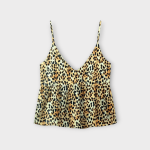 تاپ بندی چین دار پلنگی یقه هفت سایز 32 تا 62 رویداسما roydasma سایز بزرگ موجود