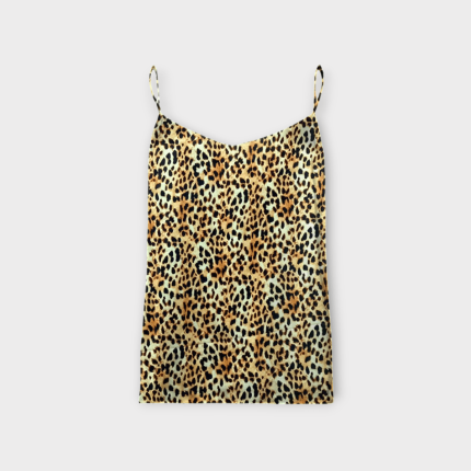 تاپ یقه هفت پلنگی بندی کرپ نخ سایز 32 تا 62 سایز بزرگ موجود رویداسما roydasma