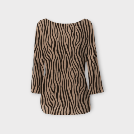 تونیک زبرا کرپ نخ قد 80cm سایز 32 تا 62 سایز بزرگ موجود رویداسما roydasma