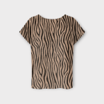 تیشرت زبرا آستین کوتاه کرپ نخ سایز 32 تا 62 رویداسما roydadma سایز بزرگ موجود