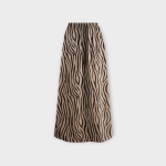 دامن بلند زبرا ای لاین کمرکش کرپ نخ قد 90cm سایز 32 تا 62 سایز بزرگ موجود رویداسما roydasma