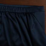 دامن مجلسی بلند آبی نفتی ساتن ای لاین سایز 32 تا 62 قد 100 (رنگبندی موجود) رویداسما roydasma سایز بزرگ موجود