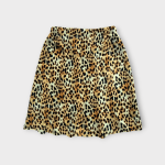 دامن کوتاه کمرکش پلنگی سایز 32 تا 62 سایز بزرگ موجود رویداسما roydasma