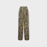 شلوار راسته پلنگی پشت کش کرپ نخ قد 100cm سایز 32 تا 62 سایز بزرگ موجود رویداسما roydasma