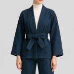 مانتو کیمونو لی کاغذی سایز 32 تا 62 رویداسما roydasma سایز بزرگ موجود