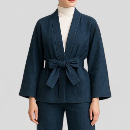 مانتو کیمونو لی کاغذی سایز 32 تا 62 رویداسما roydasma سایز بزرگ موجود