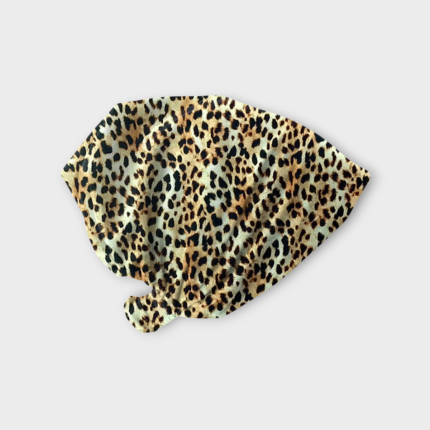 مینی اسکارف مثلثی پلنگی پشت کش