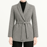 پالتو کتی پیردوپل آستردار یقه آرشال کمربنددار سایز 32 تا 62 رویداسما roydasma سایز بزرگ موجود