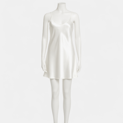 پیراهن بندی یقه گرد سفید کوتاه 80cm سایز 32 تا 62 (رنگبندی موجود) رویداسما roydasma سایز بزرگ موجود