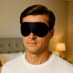 چشم بند ساتن مشکی کلاسیک رویداسما roydasma