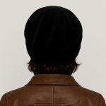 کلاه بانی مخمل مشکی (رنگبندی موجود) رویداسما roydasma