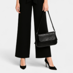 کیف چرم مشکی رودوشی رویداسما roydasma