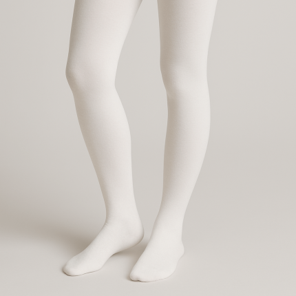 جوراب شلواری سفید برند penti ضخامت 120 سایز 36 تا 50