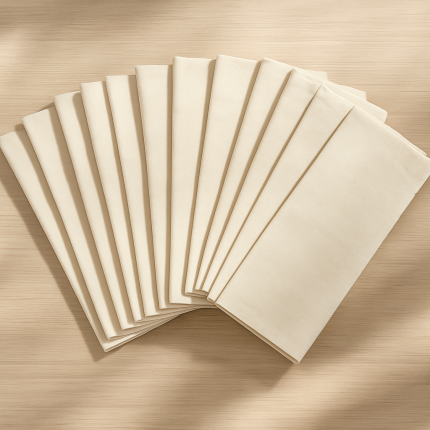 دستمال تنظیف الیاف طبیعی متقال 12 عددی رویداسما roydasma