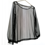 شومیز مجلسی توری مشکی سایز 32 تا 62