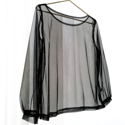 شومیز مجلسی توری مشکی سایز 32 تا 62