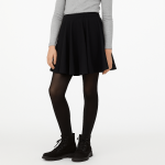 دامن دخترانه کلوش کوتاه مشکی 12 تا 17 سال رویداسما roydasma