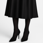 دامن ساتن اِی لاین میدی سایز 32 تا 62 قد 60cm (رنگبندی موجود) رویداسما roydasma سایز بزرگ موجود